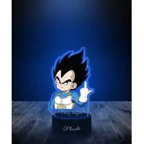 Lampka LED 3D Plexido z Nadrukiem Prezent Anime Dragon Ball Daima Vegeta - 2