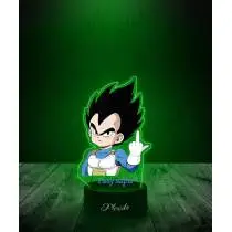 Lampka LED 3D Plexido z Nadrukiem Prezent Anime Dragon Ball Daima Vegeta - 3