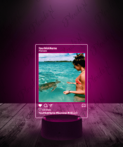 Ramka Instagram na Szkle Twój Post ze Zdjęcie - 1