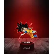 Lampka LED 3D Plexido z Nadrukiem Prezent Anime Dragon Ball Son Goku - 3