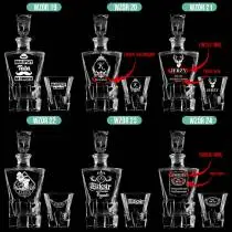 Zestaw do Whisky Karafka + Szklanki z Grawerem na Prezent Ice Blink - 7