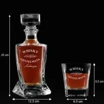 Zestaw do Whisky Karafka + Szklanki z Grawerem na Prezent Twisted - 8
