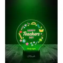 Lampka LED 3D Plexido z Nadrukiem Prezent na Dzień Nauczyciela - 2