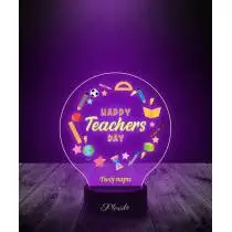 Lampka LED 3D Plexido z Nadrukiem Prezent na Dzień Nauczyciela - 3