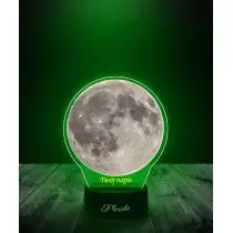 Lampka LED 3D Plexido z Nadrukiem Prezent Księżyc - 2