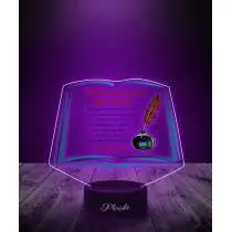 Lampka LED 3D Plexido z Nadrukiem Prezent Podziękowanie Dzień Nauczyciela - 2