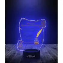 Lampka LED 3D Plexido z Nadrukiem Podziękowanie Dla Nauczyciela - 3