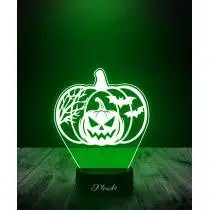 Lampka LED 3D Plexido Halloween Dynia Nietoperze - 2