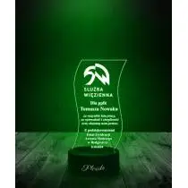 Lampka LED 3D Plexido Podziękowanie Służba Więzienna - 2