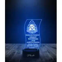 Lampka LED 3D Plexido Państwowa Straż Pożarna Emerytura - 1