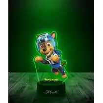 Lampka LED 3D Plexido z Nadrukiem Chase Psi Patrol - 2