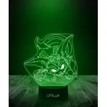 copy of 3D LED Lampe Plexido Geschenk Panzer Kampffahrzeug - 3