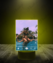 Ramka Tiktok na Szkle Twoje Nagranie - 2