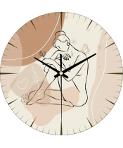 Zegar Ścienny Boho Plexido Kobieta Kształty - 1