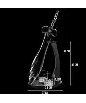 Zestaw do Whisky Karafka Miecz + 2 Szklanki na Prezent - 2