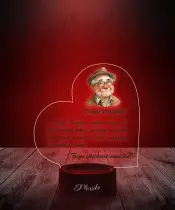 Lampka LED 3D Plexido Z Nadrukiem Statuetka Drogi Dziadku - 2