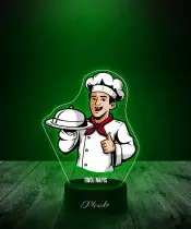 Chef 3D-LED-Lampe | Plexido