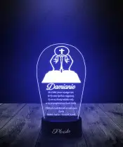 3D Plexido LED Lampe Heilige Kommunion Hände Eucharistie