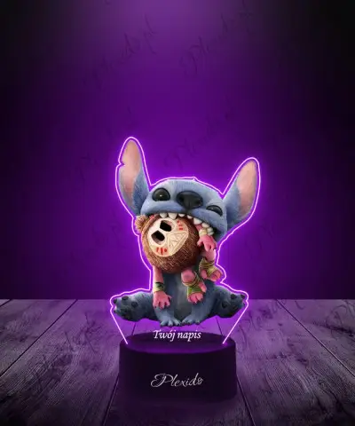 Lampka LED 3D Plexido z...