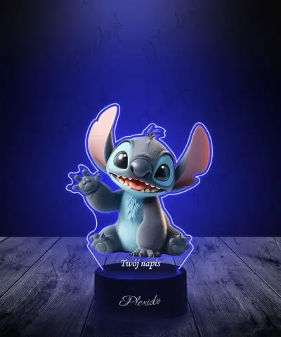 Lampka LED 3D Plexido z...