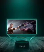 Lampka LED 3D z Nadrukiem Jak Wytresować Smoka Czkawka