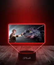 Lampka LED 3D z Nadrukiem Jak Wytresować Smoka Czkawka