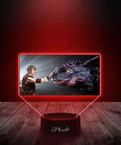 Lampka LED 3D z Nadrukiem...