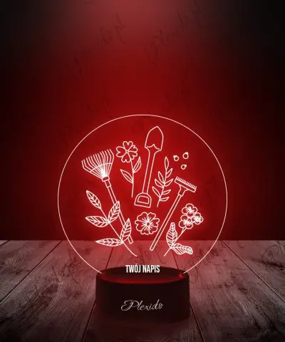 Lampka LED 3D Plexido Narzędzia Ogrodowe