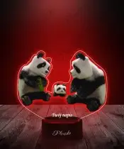 Lampka LED 3D Plexido z Nadrukiem Pandy Minecraft