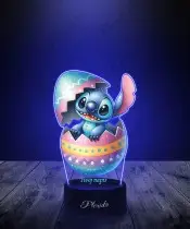 Lampka LED 3D Plexido Stich W Jajku Pisance