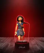 Lampka LED 3D Plexido z Nadrukiem Kayara Niepokonana