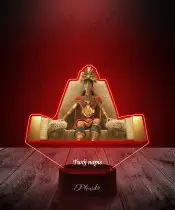 Lampka LED 3D z Nadrukiem Kayara Niepokonana Cesarz Inków