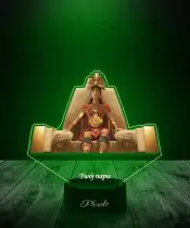 Lampka LED 3D z Nadrukiem Kayara Niepokonana Cesarz Inków