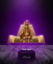 Lampka LED 3D z Nadrukiem Kayara Niepokonana Cesarz Inków