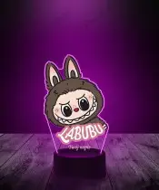 Lampka LED 3D z Nadrukiem Labubu Chestnut Cocoa