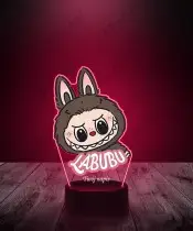 Lampka LED 3D z Nadrukiem Labubu Chestnut Cocoa