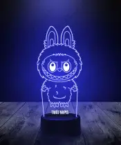 Lampka LED 3D Potworek Labubu
