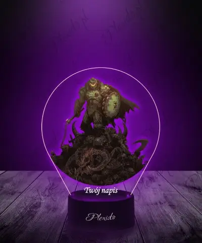 Lampka LED 3D z Nadrukiem Slayer Doom The Dark Ages