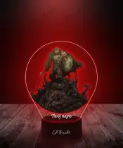 Lampka LED 3D z Nadrukiem Slayer Doom The Dark Ages