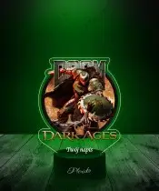 Lampka LED 3D z Nadrukiem Gra Doom The Dark Ages