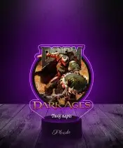 Lampka LED 3D z Nadrukiem Gra Doom The Dark Ages
