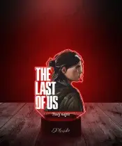 Lampka LED 3D z Nadrukiem Gra The Last Of Us Ellie