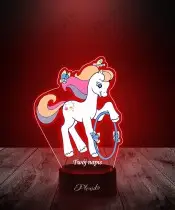 Lampka LED 3D z Nadrukiem My Little Pony Light Heart