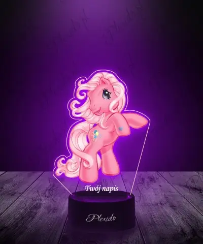 Lampka LED 3D z Nadrukiem My Little Pony Pinkie Pie
