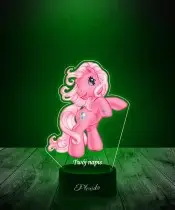 Lampka LED 3D z Nadrukiem My Little Pony Pinkie Pie