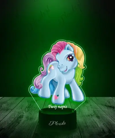 Lampka LED 3D z Nadrukiem My Little Pony Rainbow Dash