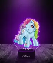 Lampka LED 3D z Nadrukiem My Little Pony Rainbow Dash