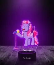 Lampka LED 3D z Nadrukiem My Little Pony StarSong
