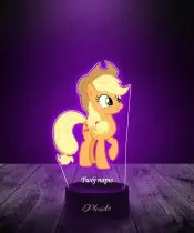 Lampka LED 3D z Nadrukiem My Little Pony Applejack