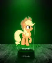 Lampka LED 3D z Nadrukiem My Little Pony Applejack